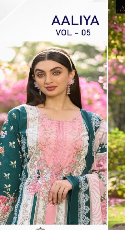 AALIZ PRINTS AALIYA VOL 5 COTTON PRINTED SUITS
