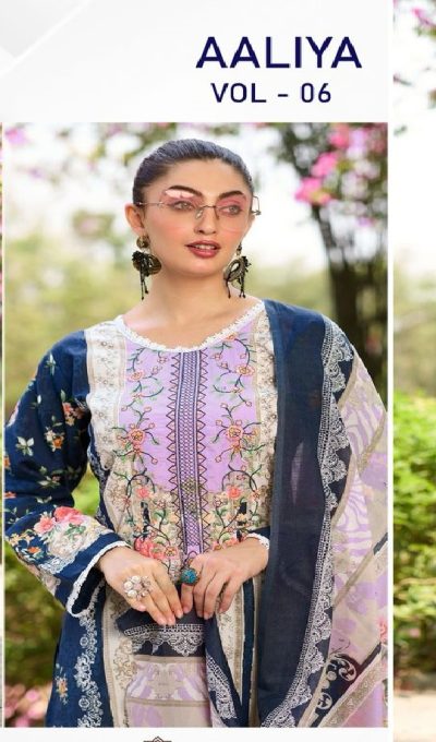 AALIZ PRINTS AALIYA VOL 6 COTTON PRINTED SUITS