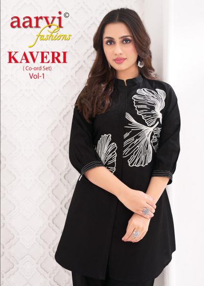 AARVI FASHION KAVERI VOL 1 EMBROIDERY CO ORD SET