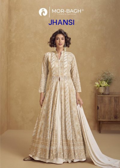 AASHIRWAD MOR BAGH JHANSI SALWAR SUITS CATALOG