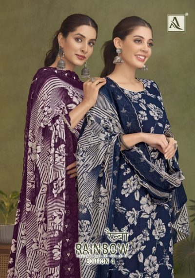 ALOK SUITS RAINBOW EDITON 4 PURE COTTON SUITS