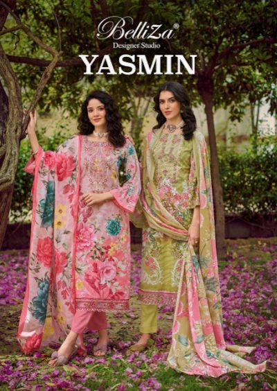 BELLIZA DESIGNER YASMIN PURE COTTON SUITS CATALOG