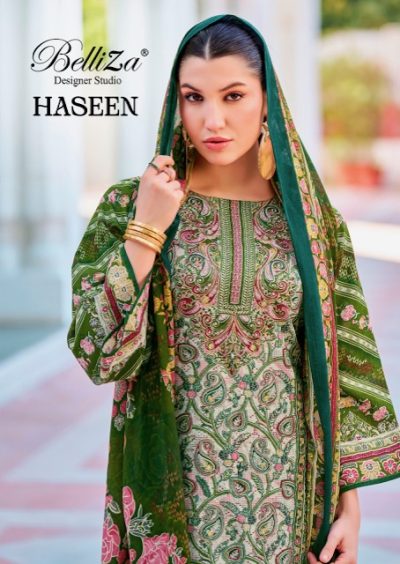 BELLIZA HASEEN COTTON PRINTED SUITS CATALOGUE