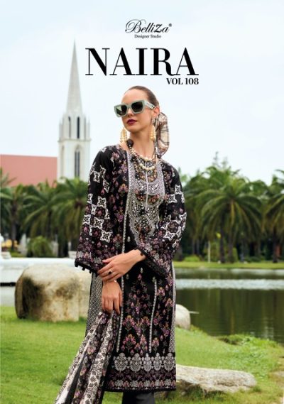 BELLIZA NAIRA VOL 108 COTTON PRINTED SUITS SUPPLIER