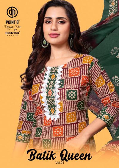 DEEPTEX BATIK QUEEN VOL 1 COTTON PRINTED SUITS