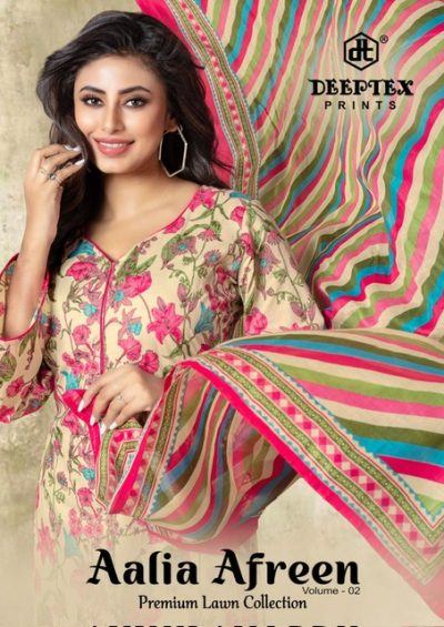 DEEPTEX PRINTS AALIA AFREEN VOL 2 LAWN SUITS