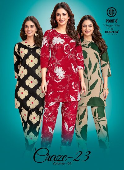 DEEPTEX PRINTS CRAZE 23 VOL 4 CO-ORD SETS