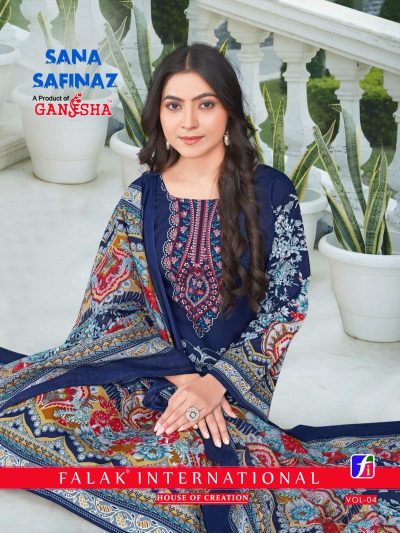 FALAK SANA SAFINAZ VOL 4 COTTON KARACHI SUITS