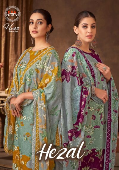 HARSHIT FASHION HEZAL PURE VISCOSE PRINTED SUITS