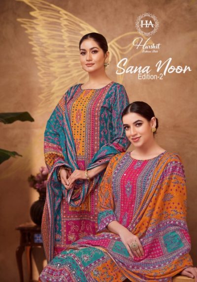 HARSHIT FASHION SANA NOOR EDITION 2 VISCOSE SUITS