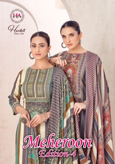 HARSHIT MEHEROON EDITION 4 PURE VISCOSE SUITS