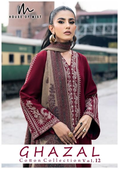 HOUSE OF MIST GHAZAL VOL 12 PURE COTTON SUITS