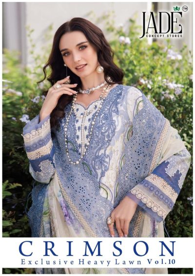 JADE CRIMSON VOL 10 LUXURY LAWN COLLECTION