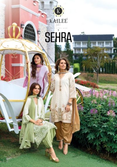 KAILEE FASHION SEHRA PURE COTTON EMBROIDERY KURTI