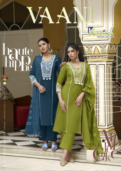 KARISSA VAANI THREAD WORK READYMADE KURTI
