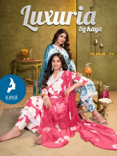 KAYA KURTI LUXURIA RAYON PRINTED READYMADE KURTI