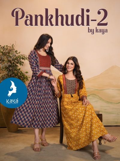 KAYA KURTI PANKHUDI VOL 2 COTTON PRINTED KURTI