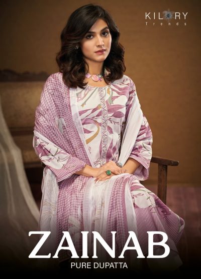 KILORY TRENDS ZAINAB PURE COTTON PRINTED SUITS