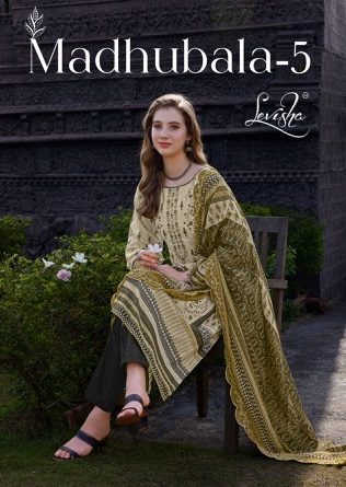 LEVISHA MADHUBALA VOL 5 PURE CAMBRIC COTTON SUITS