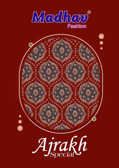 MADHAV FASHION AJRAKH SPECIAL DRESS MATERIAL