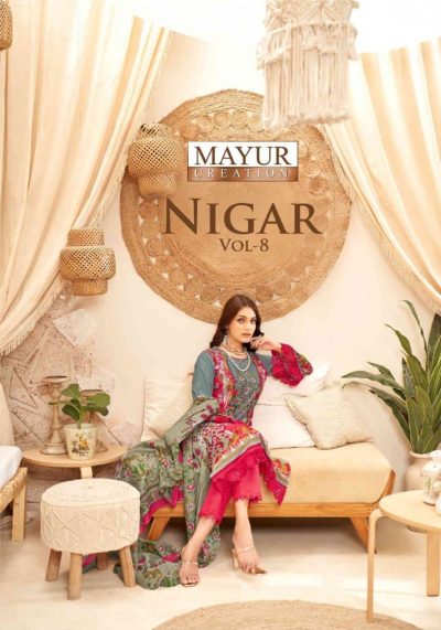 MAYUR NIGAR VOL 8 PURE COTTON SUITS DISTRIBUTOR
