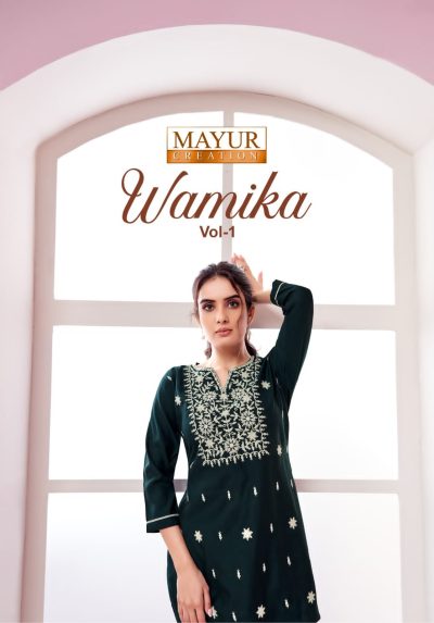MAYUR WAMIKA VOL 1 SILK EMBROIDERY CO ORD SET