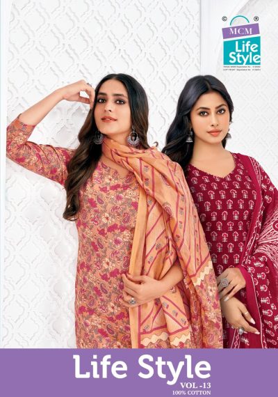 MCM LIFESTYLE VOL 13 COTTON PRINTED SUITS