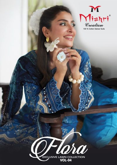 MISHRI CREATION FLORA VOL 4 COTTON PRINTED SUITS