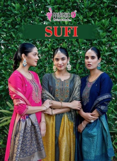 MYSTIC 9 SUFI VOL 1 BANGLORE SILK READYMADE KURTI