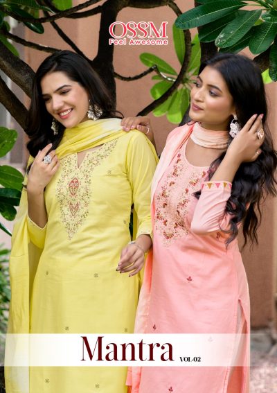 OSSM MANTRA VOL 2 COTTON EMBROIDERY KURTI