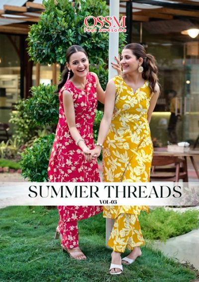 OSSM SUMMER THREADS VOL 3 COTTON CO-ORD SETS