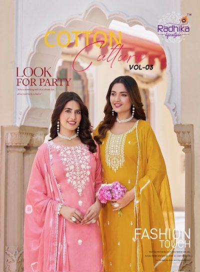 RADHIKA LIFESTYLE COTTON CULTURE VOL 3 FANCY KURTI