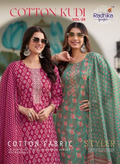 RADHIKA LIFESTYLE COTTON KUDI VOL 20 PRINTED KURTI