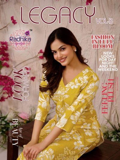 RADHIKA LIFESTYLE LEGACY VOL 3 RAYON CO ORD SET