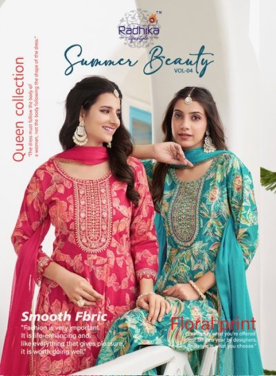 RADHIKA LIFESTYLE SUMMER BEAUTY VOL 4 KURTI