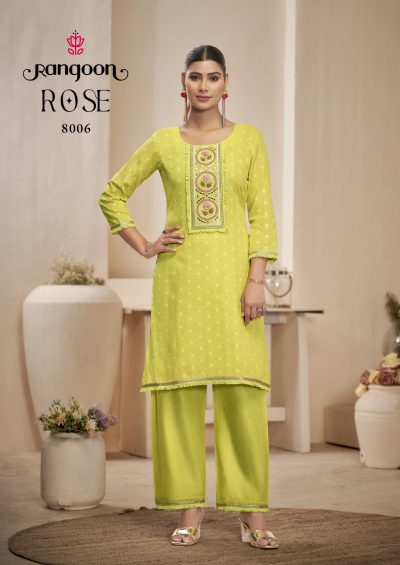RANGOON ROSE PURE COTTON READYMADE KURTIS