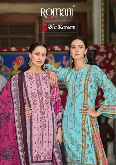 ROMANI BIN KAREEM PURE COTTON SUITS CATALOGUE