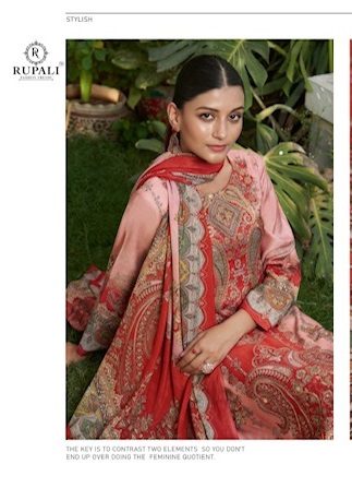 RUPALI FASHION SHALIKA PURE VISCOSE PRINTED SUITS