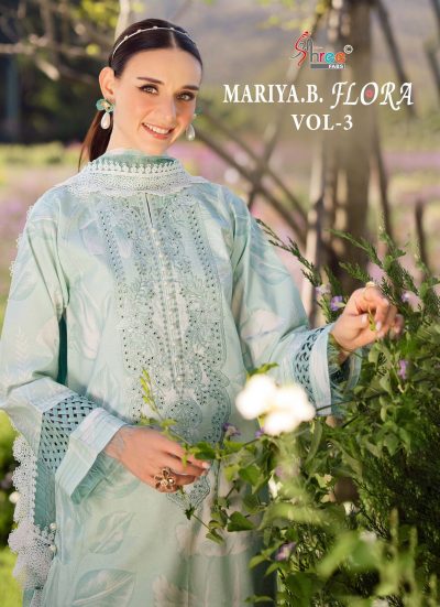 SHREE FABS MARIYA B FLORA VOL 3 PAKISTANI SUITS
