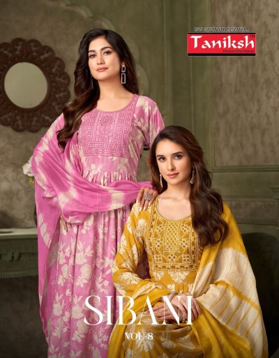 TANIKSH SIBANI VOL 8 READYMADE ANARKALI STYLE KURTI