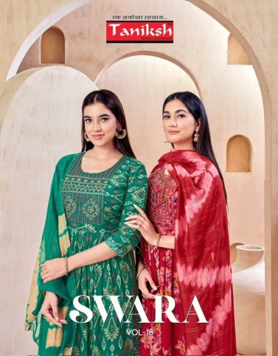 TANIKSH SWARA VOL 18 RAYON READYMADE KURTI