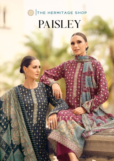 THE HERMITAGE SHOP PAISELY PURE VISCOSE SUITS