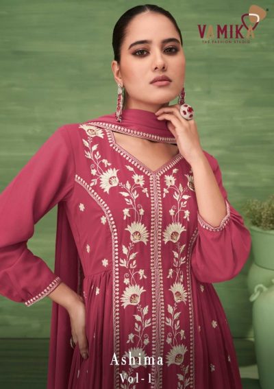 VAMIKA ASHIMA VOL 1 GEORGETTE READYMADE KURTIS