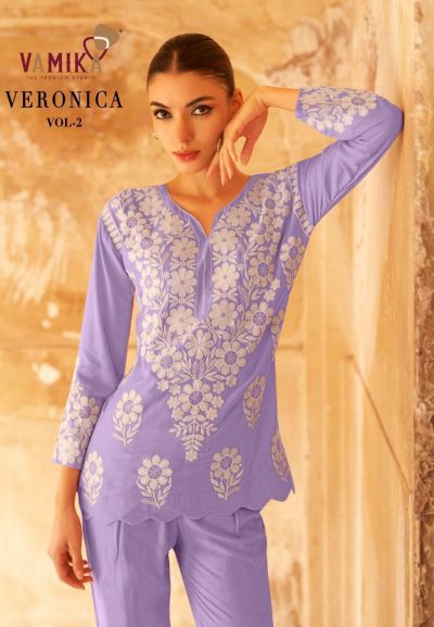 VAMIKA VERONICA VOL 2 HEAVY RAYON CO ORD SET