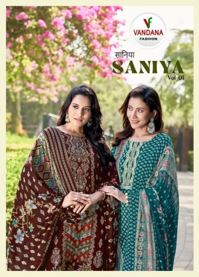 VANDANA FASHION SANIYA VOL 1 RAYON SALWAR SUITS
