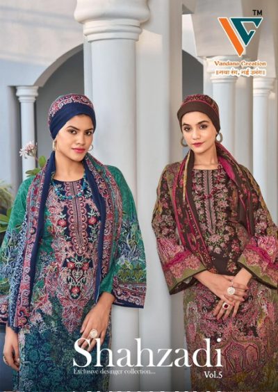 VANDANA‎ CREATION SHAHZADI VOL 5 COTTON SUITS