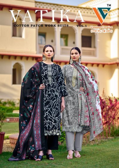 VANDANA‎ CREATION VATIKA‎ VOL 1 COTTON SUITS SUPPLIER