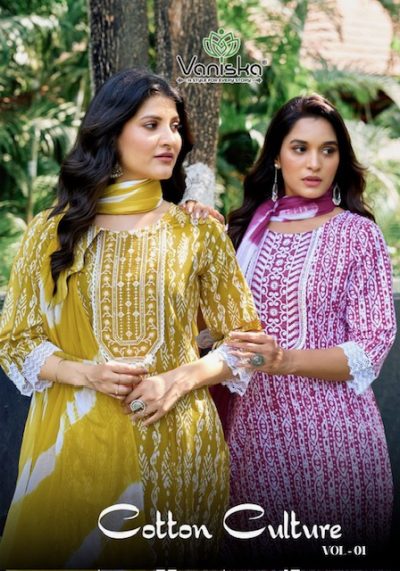 VANISKA COTTON CULTURE VOL 1 EMBROIDERY KURTI