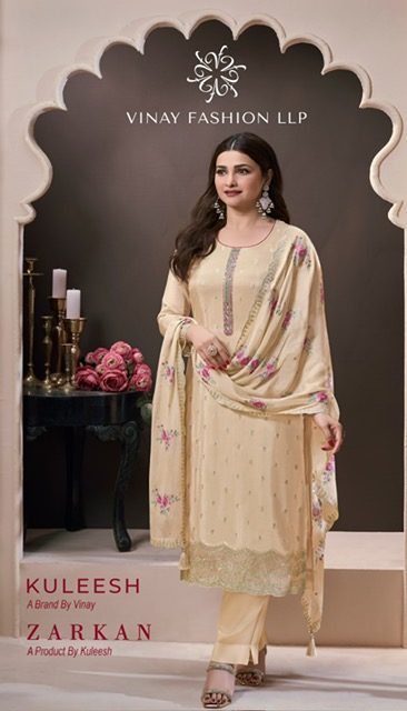 VINAY KULEESH ZARKAN SILK EMBROIDERY SUITS