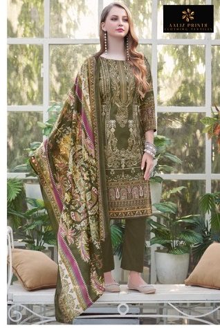 AALIZ PRINTS BIN SAHEED VOL 2 COTTON PRINTED SUITS